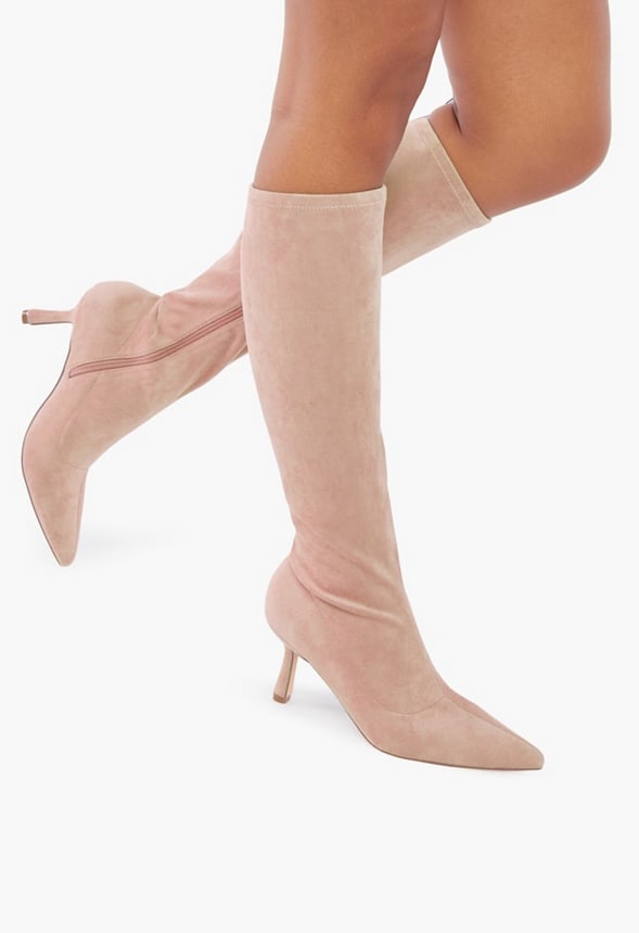 Justfab pink outlet boots