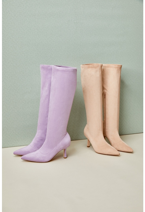 Justfab 2024 pink boots