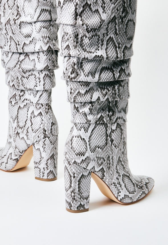 Justfab 2024 snakeskin boots