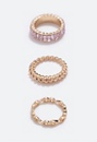 Sofia Mixed Band Baguette Ring Pack