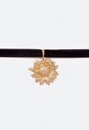 Noa Sunflower Cord Necklace