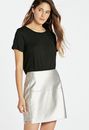Metallic A-Line Skirt