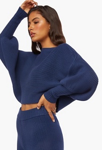 Blouson Sleeve Jumper Clothing in Black - Get great deals at JustFab