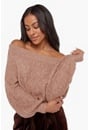 Off The Shoulder Tunic Sweater