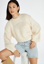 Novelty Blouson Sleeve Sweater