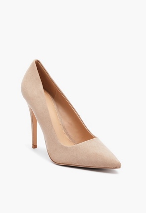 Gisselle Classic Pump in Taupe - Get great deals at JustFab