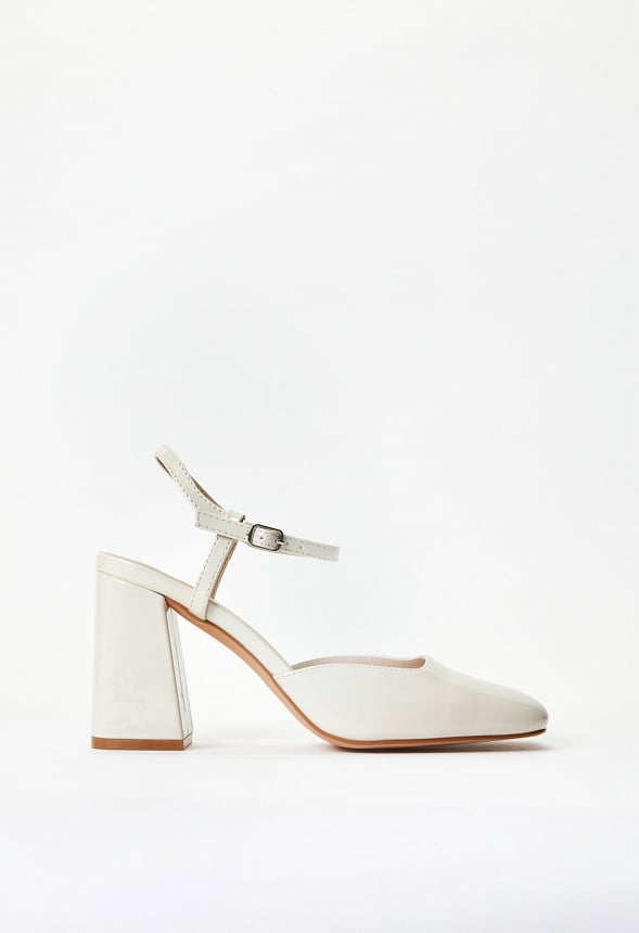 OHGA strap pumps ホワイト　22.5 41Gu07oFRUL.jpg_BO30,255,255,