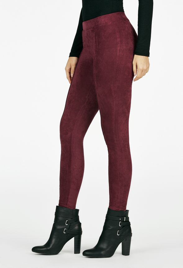 Faux Suede Legging Clothing in Black - Get great deals at JustFab