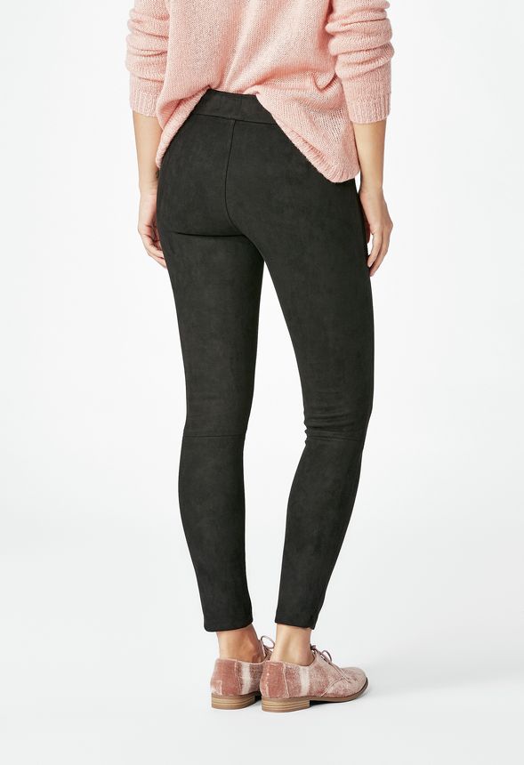 Faux Suede Legging Clothing in Black - Get great deals at JustFab