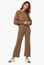 Ankle Length Ribbed Pants