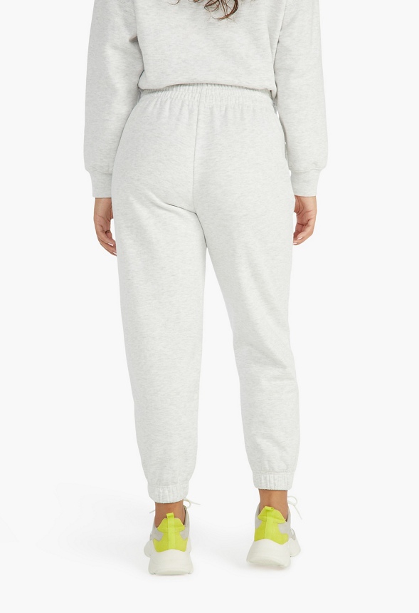 Graphic Sweatpants in Heather Grey - Get great deals at JustFab Graphic Sweatpants in Heather Grey - Get great deals at JustFab