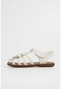 Sandalias cangrejeras con flor