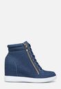 shanta platform wedge sneaker