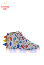 3D Dino Light Up High Top Sneaker