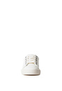 Faux Leather Lace Up Court Sneaker