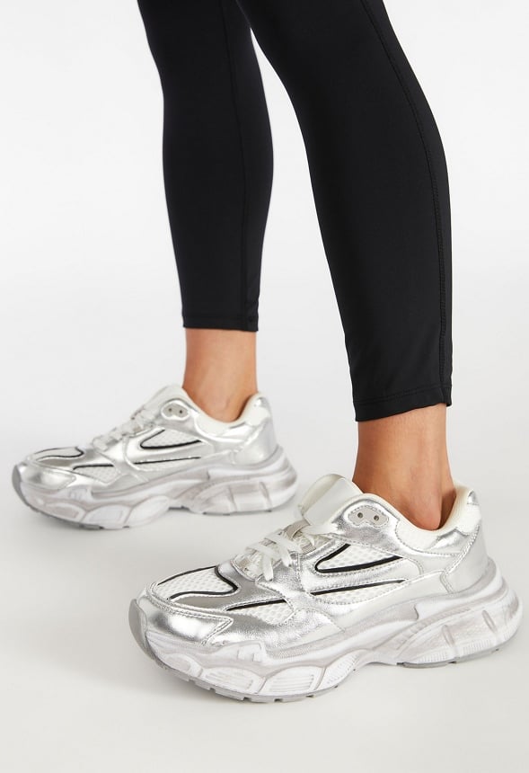 Bia Athletic Sneaker in Silver Multi - Get great deals at