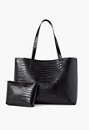 Unlined Tote With Crossbody Strap
