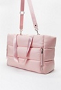 Puffy Quilted Zipper Tote