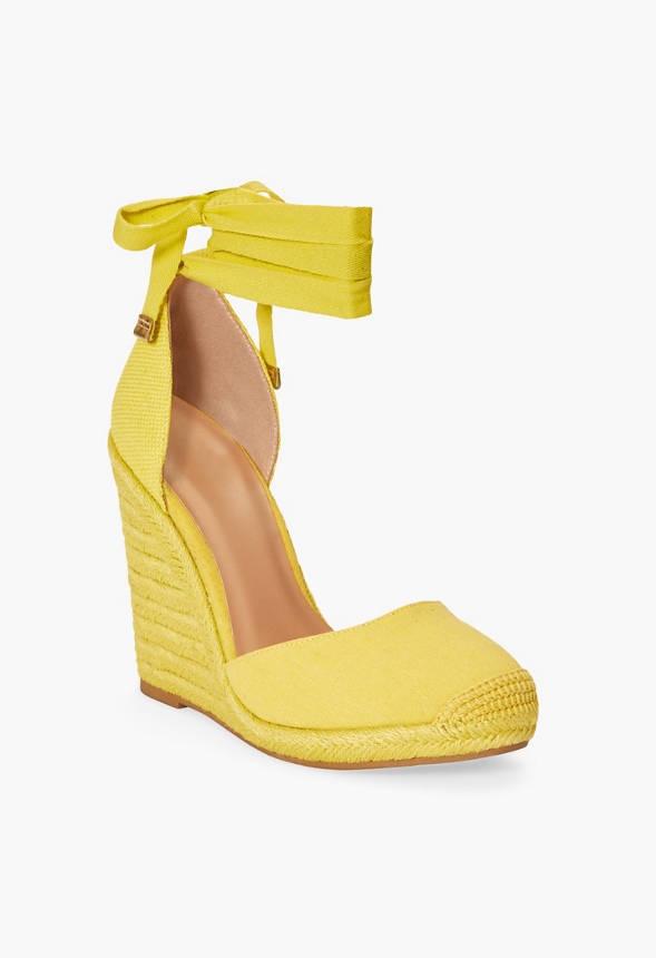 Justfab hot sale espadrille wedges