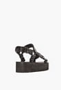 Taneisa Ruched Strap Wedge