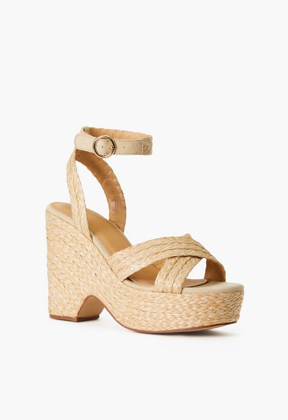 Justfab discount wedge sandals