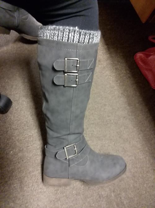 Justfab sweater fashion boots