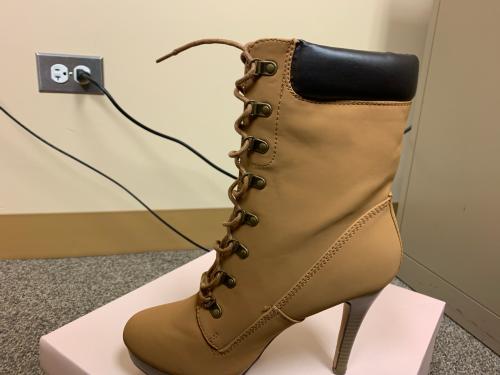 Daylene stiletto 2024 combat boot